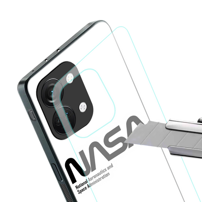 nasa white back phone cover | glass case for oneplus nord 3