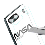 nasa white back phone cover | glass case for oneplus nord 4