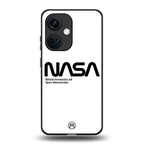 nasa white back phone cover | glass case for oneplus nord ce 3