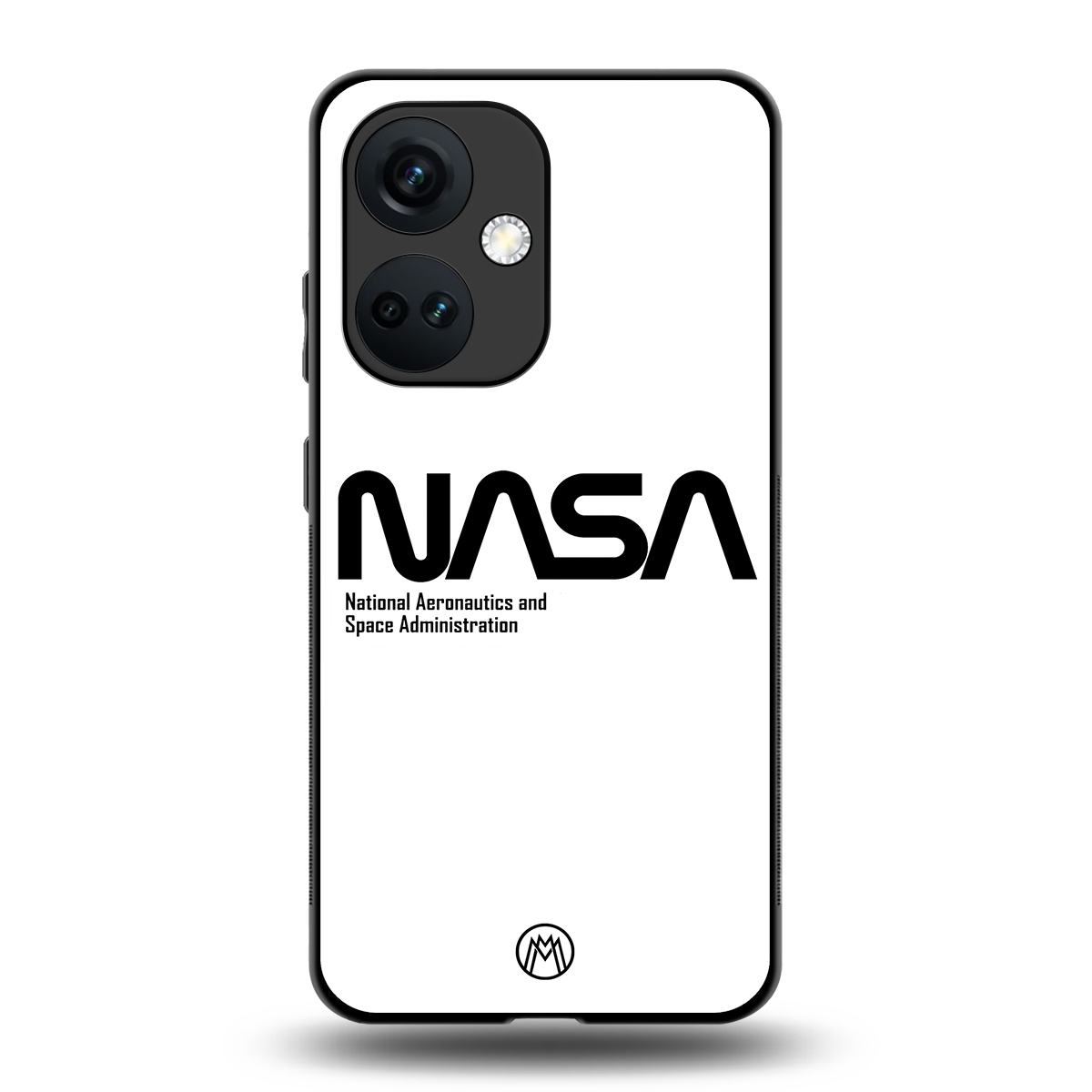 nasa white back phone cover | glass case for oneplus nord ce 3
