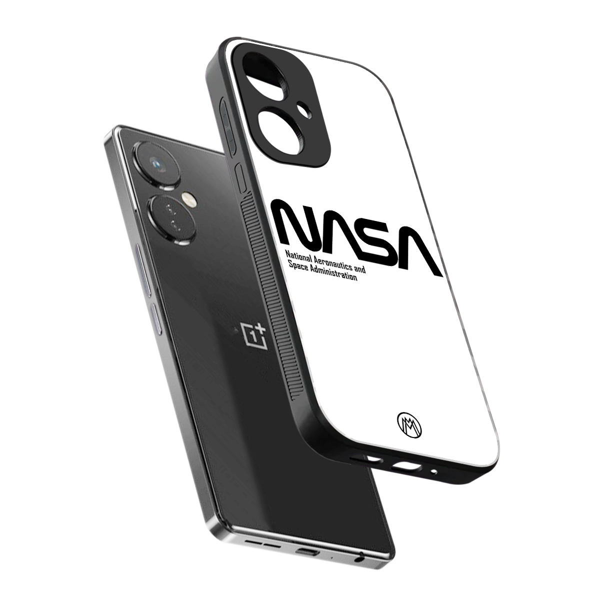nasa white back phone cover | glass case for oneplus nord ce 3