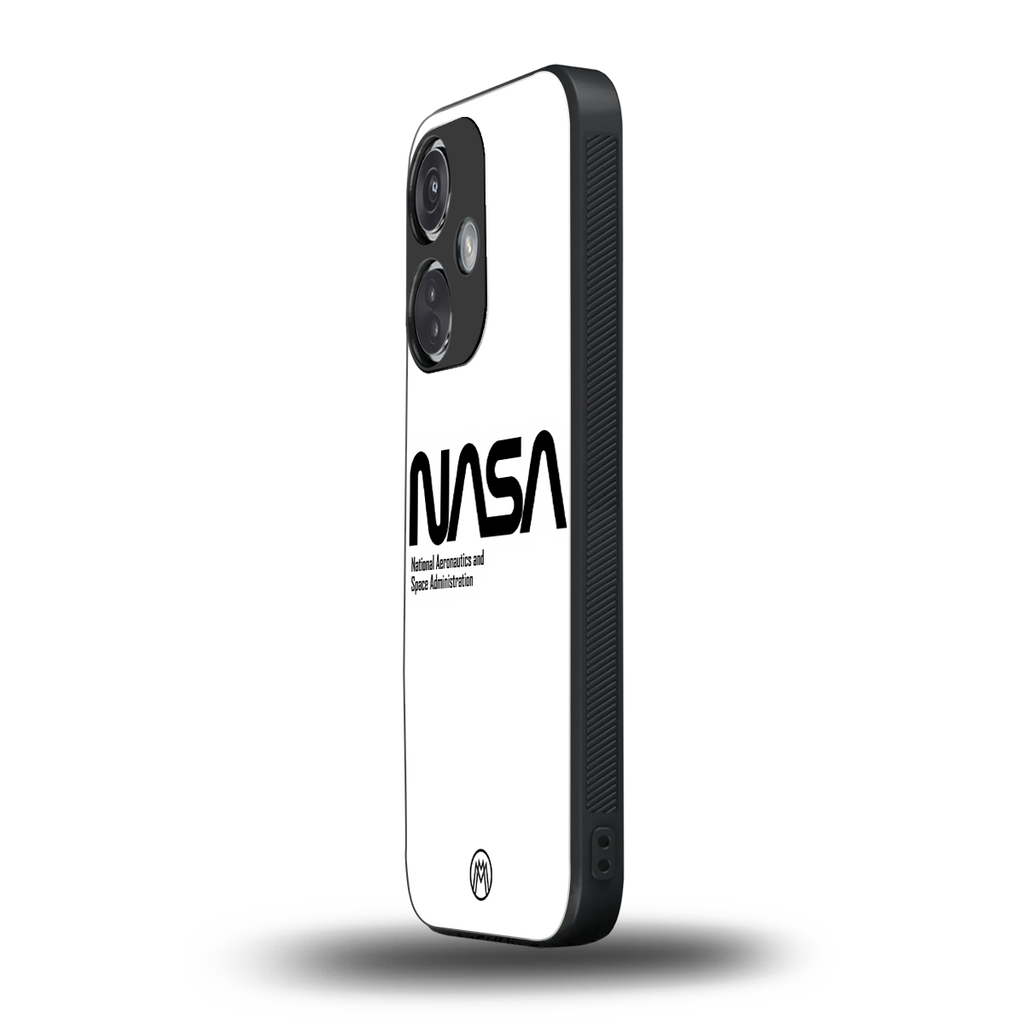 nasa white back phone cover | glass case for oneplus nord ce 3
