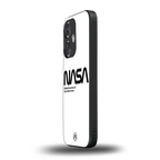 nasa white back phone cover | glass case for oneplus nord ce 3