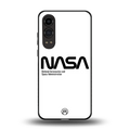 nasa white back phone cover | glass case for oneplus nord ce 4 lite