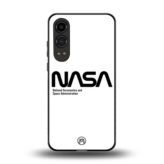 nasa white back phone cover | glass case for oneplus nord ce 4 lite