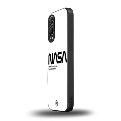 nasa white back phone cover | glass case for oneplus nord ce 4 lite