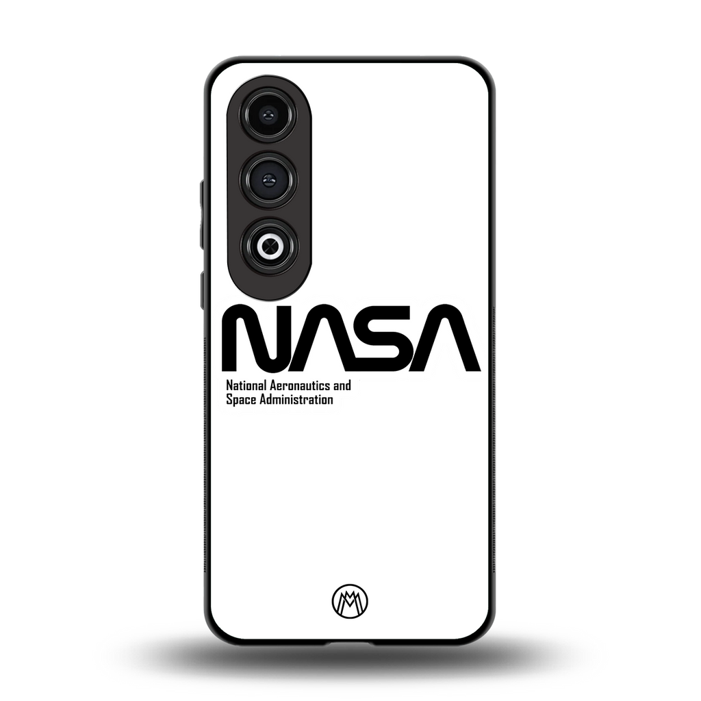 nasa white back phone cover | glass case for oneplus nord ce 4