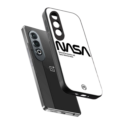 nasa white back phone cover | glass case for oneplus nord ce 4