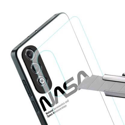 nasa white back phone cover | glass case for oneplus nord ce 4