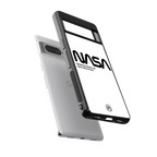 nasa white back phone cover | glass case for google pixel 7 pro