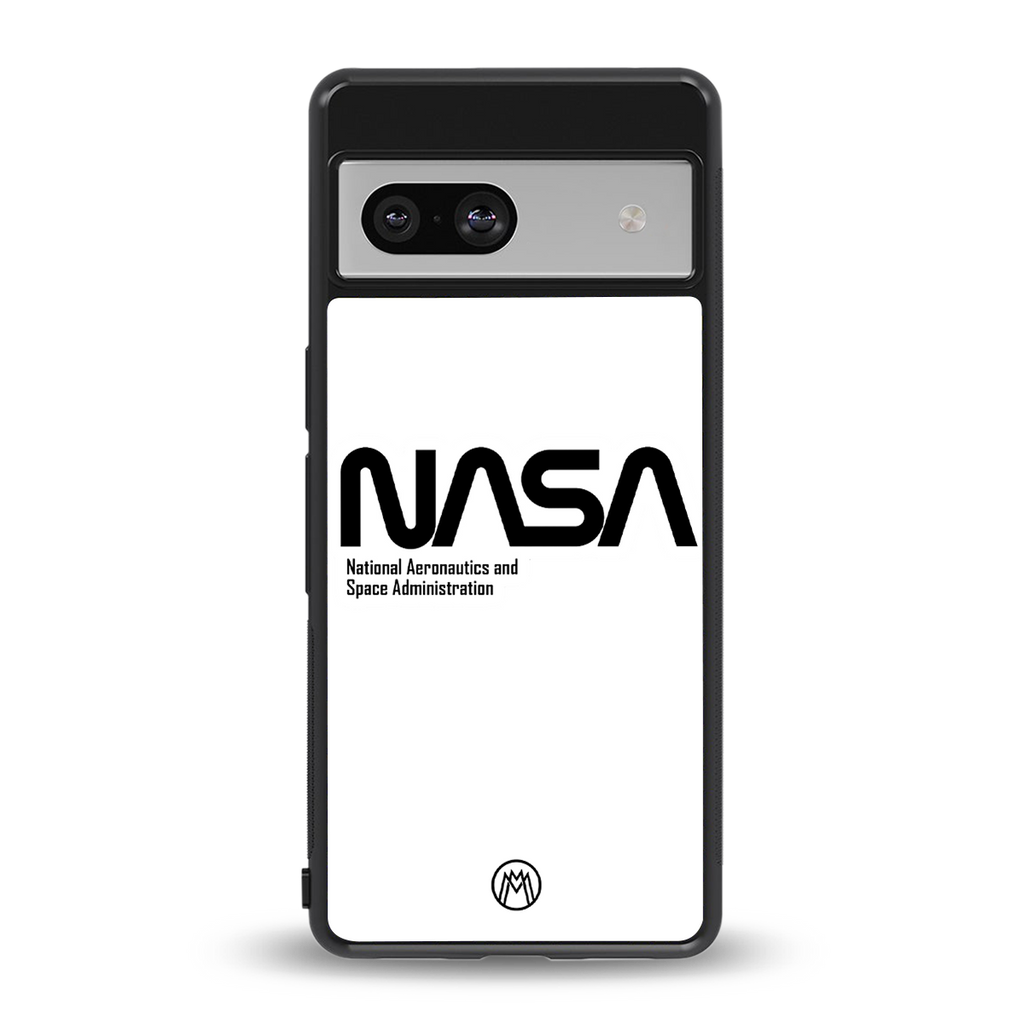 nasa white back phone cover | glass case for Google Pixel 7