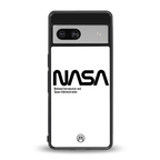 nasa white back phone cover | glass case for Google Pixel 7