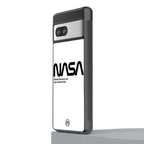 nasa white back phone cover | glass case for Google Pixel 7