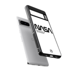 nasa white back phone cover | glass case for google pixel 8 pro