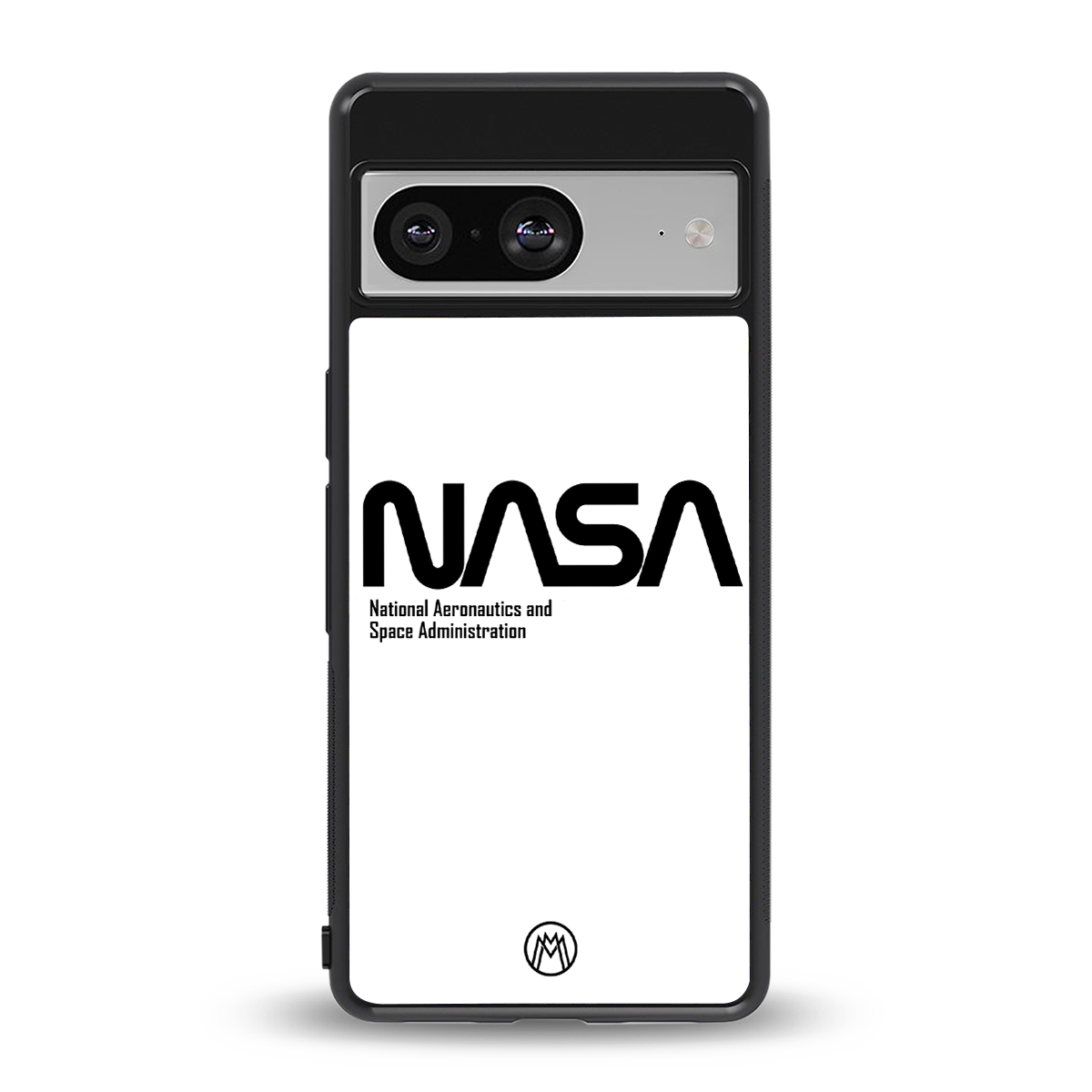 nasa white back phone cover | glass case for Google Pixel 8