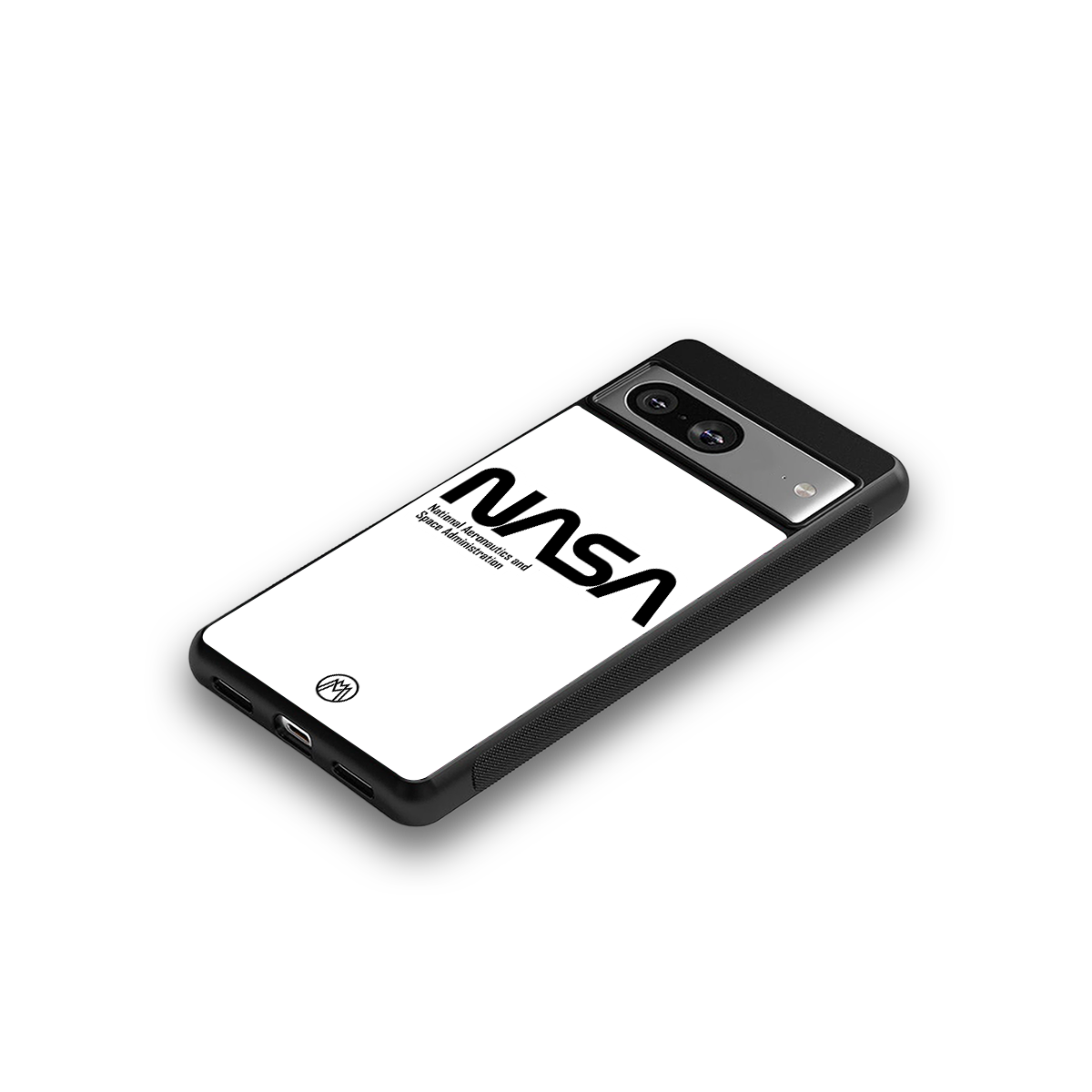 nasa white back phone cover | glass case for Google Pixel 8