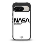 nasa white back phone cover | glass case for google pixel 9