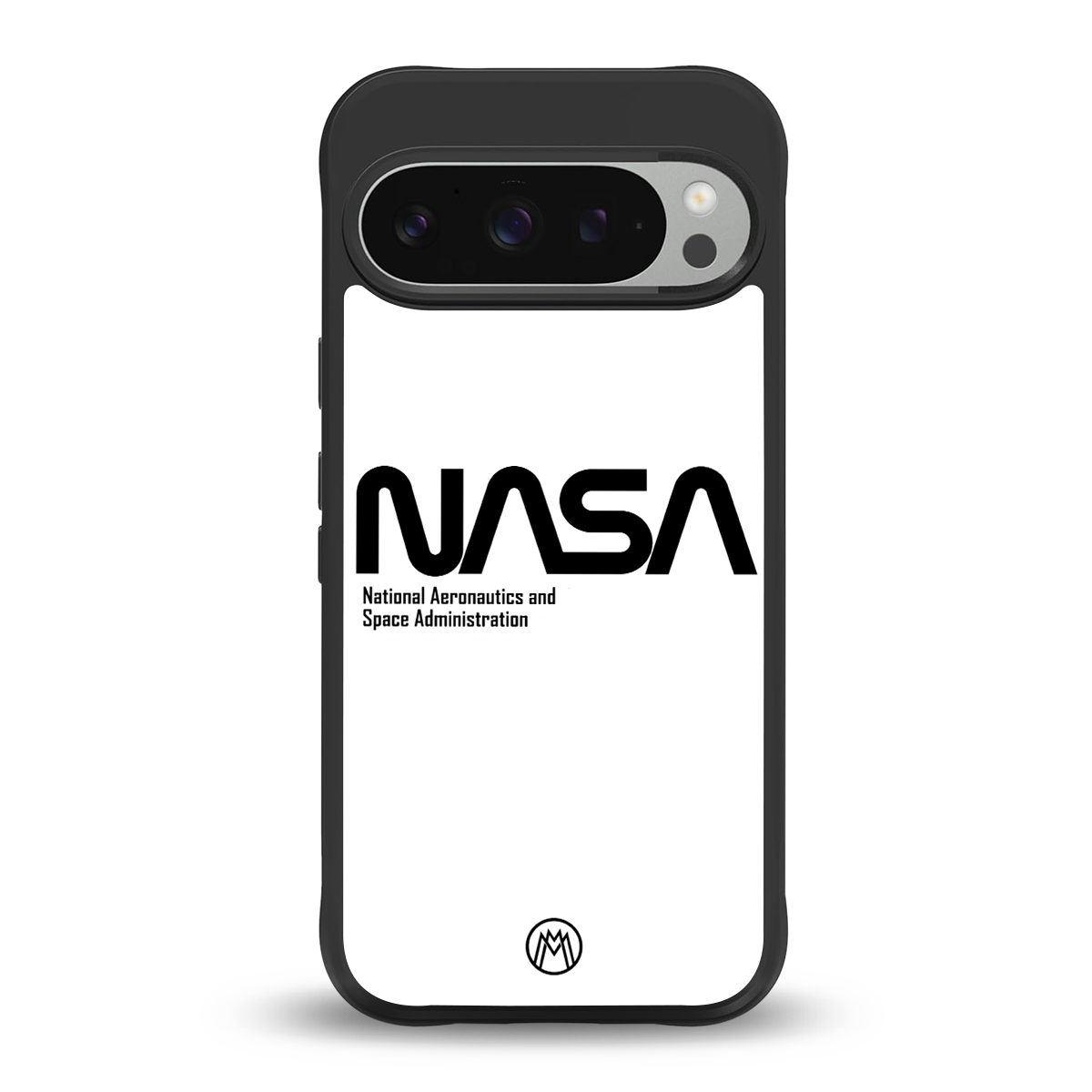 nasa white back phone cover | glass case for google pixel 9 pro xl