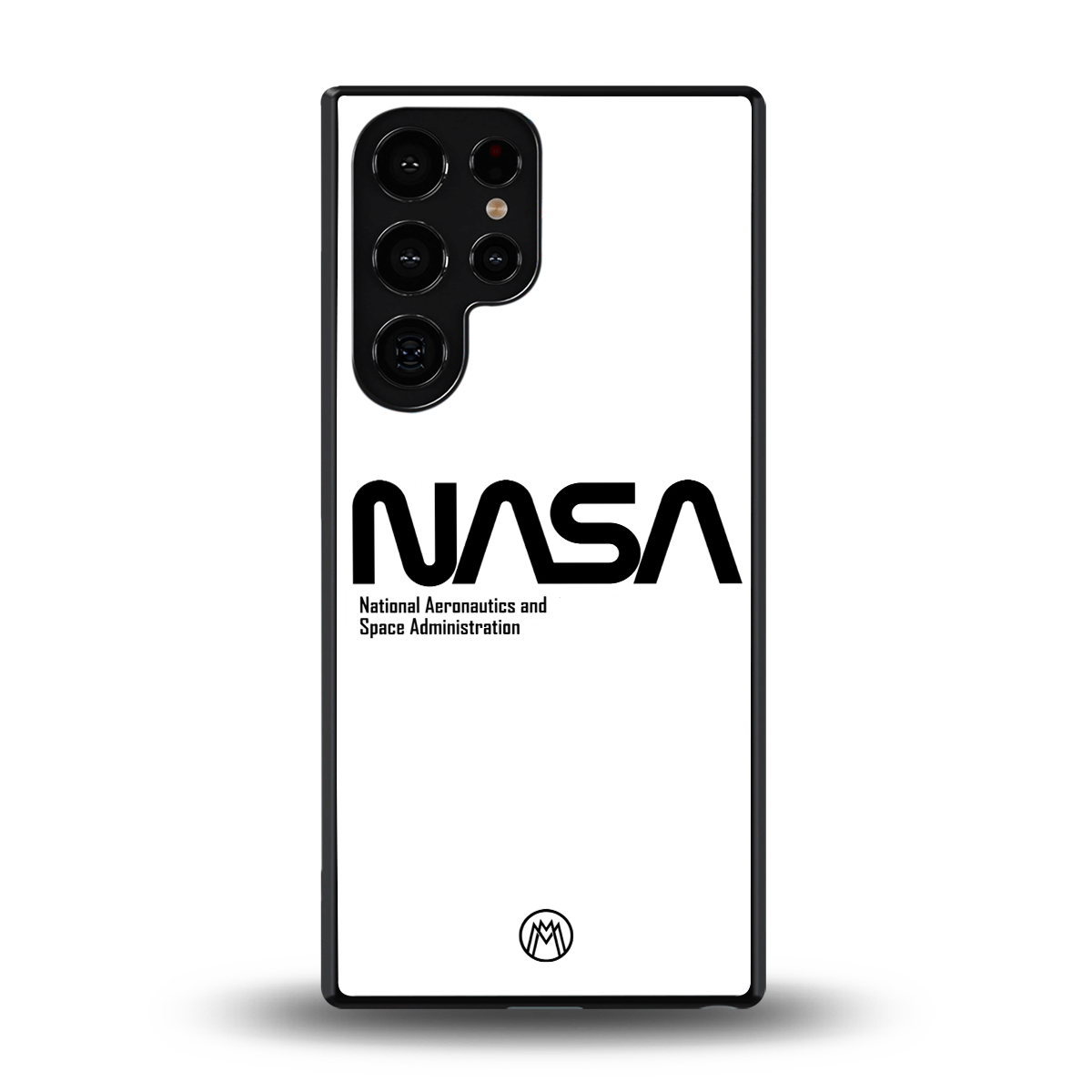 nasa white back phone cover | glass case for samsung galaxy s25 ultra