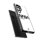 nasa white back phone cover | glass case for samsung galaxy s25 ultra