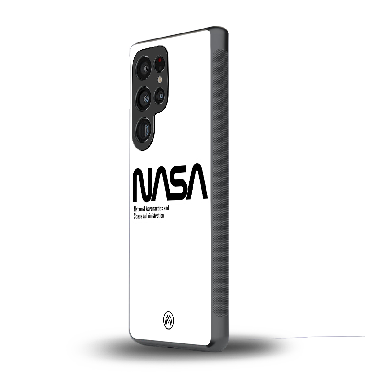 nasa white back phone cover | glass case for samsung galaxy s25 ultra