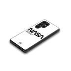 nasa white back phone cover | glass case for samsung galaxy s25 ultra