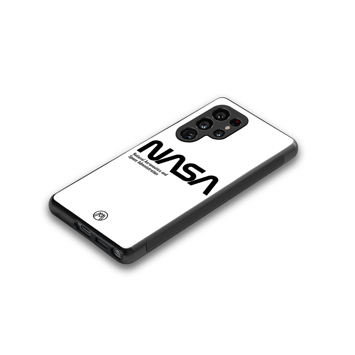 nasa white back phone cover | glass case for samsung galaxy s25 ultra