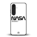 nasa white back phone cover | glass case for samsung galaxy s23 plus