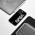 nasa black back phone cover | glass case for google pixel 9