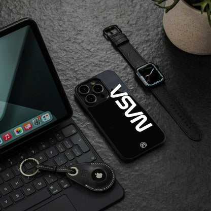 Nasa Black Phone Cover | Glass Case