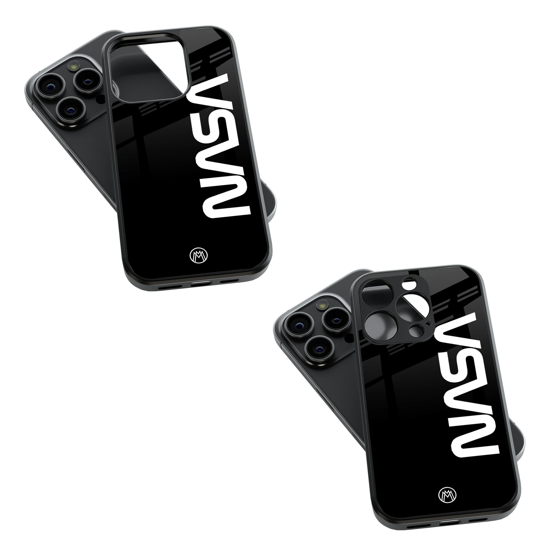 Trendy Glass Back Mobile Case for iPhone, Samsung, Redmi, OnePlus, Google Pixel, Motorola