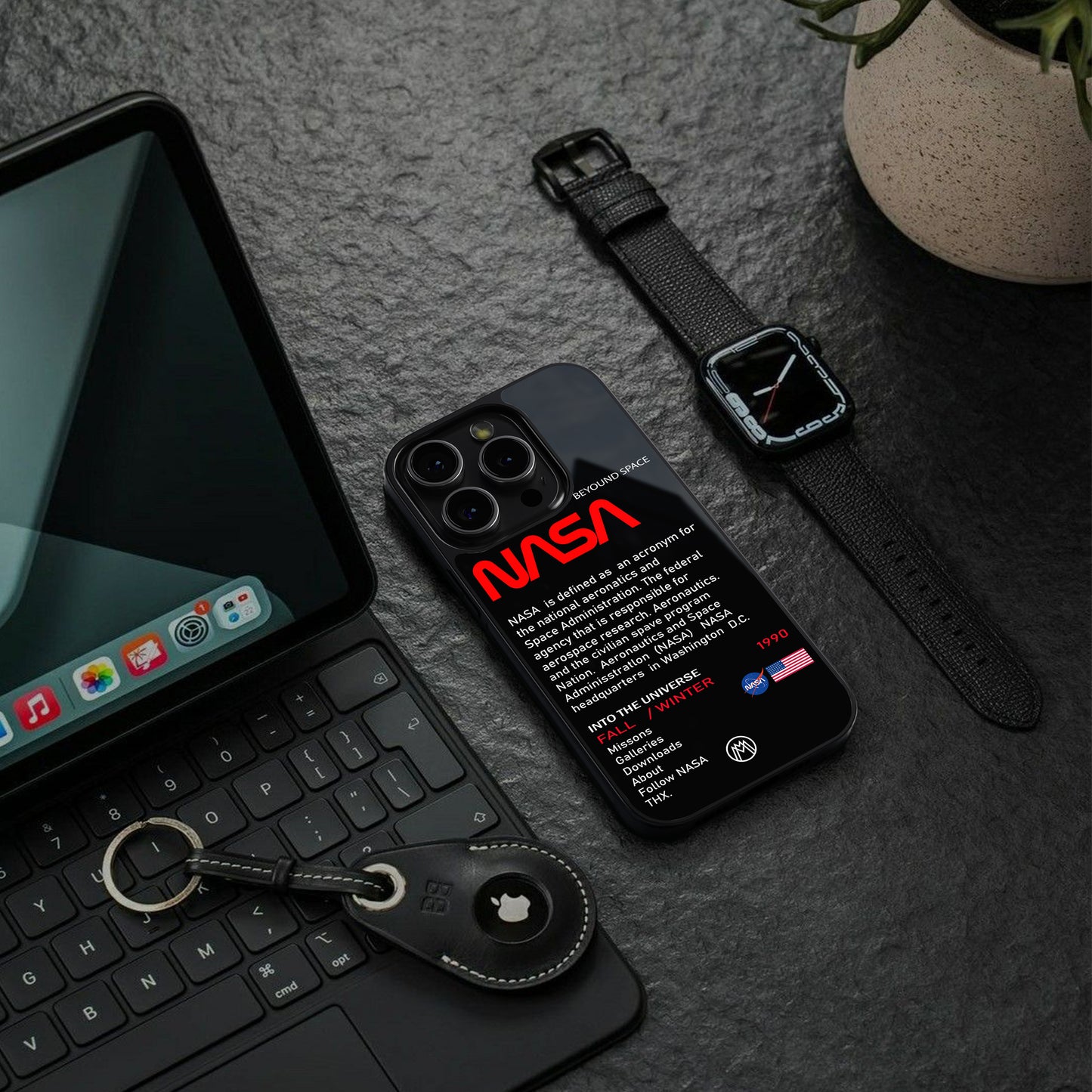 nasa project back phone cover | glass case for Google Pixel 8