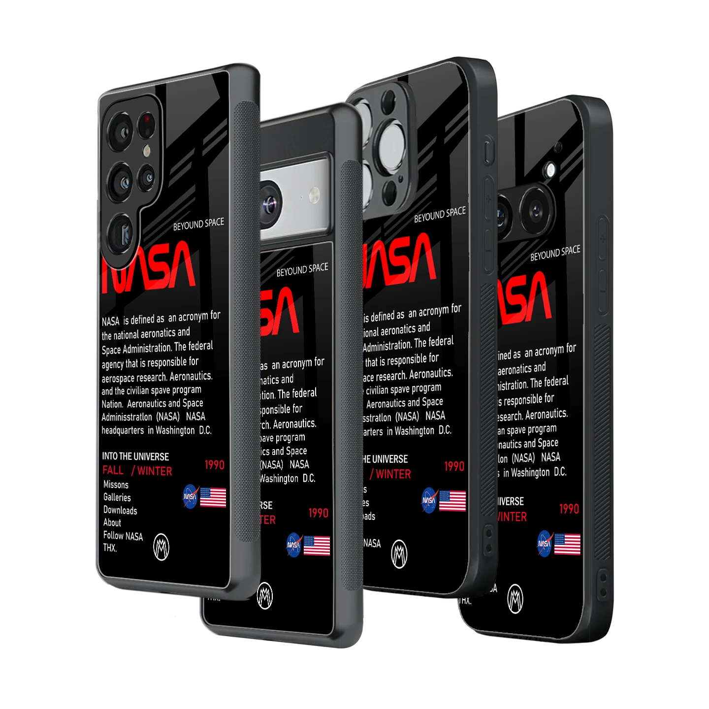 Stylish Glass Back Case for All Smartphones – iPhone, Samsung, OnePlus, Pixel, Redmi, Oppo, Vivo, Motorola