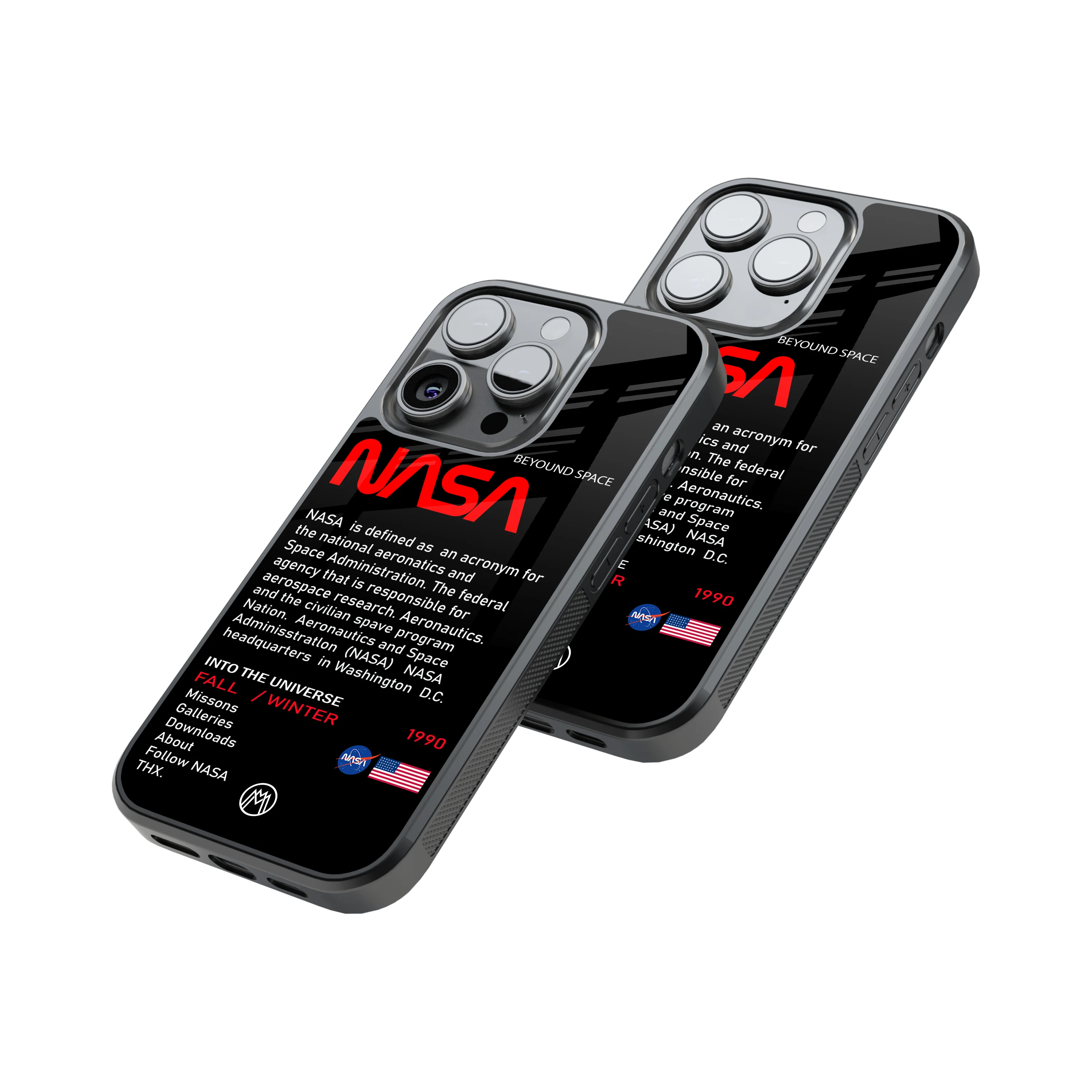 Protective Glass Back Phone Case Compatible with iPhone, Samsung, OnePlus, Pixel & More