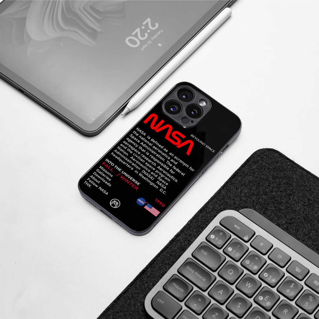 nasa project back phone cover | glass case for nothing phone 2