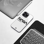 nasa white back phone cover | glass case for google pixel 9