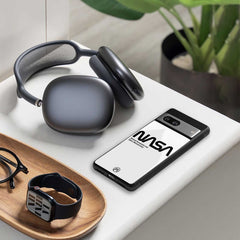 Nasa White Phone Cover | Glass Case