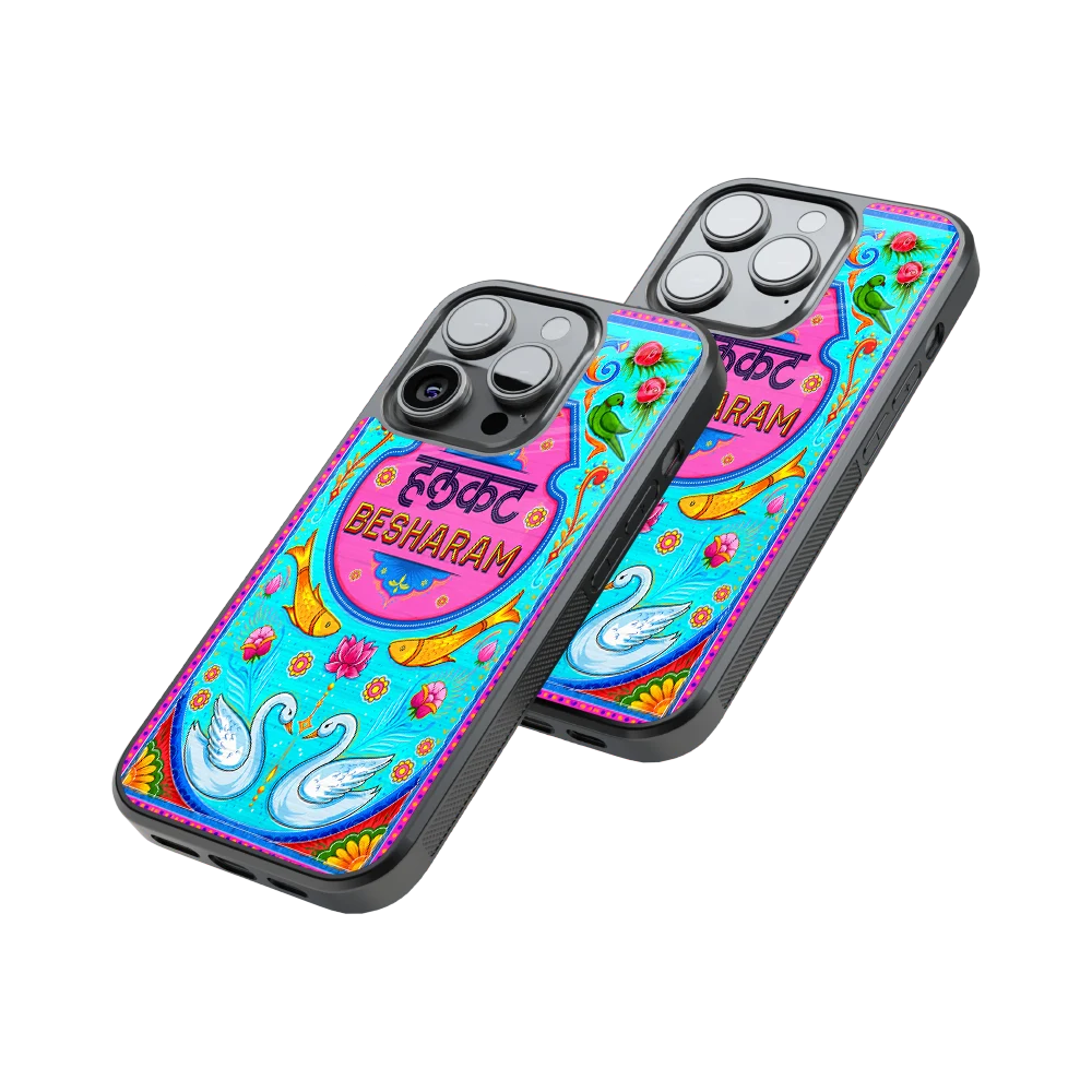 Protective Glass Back Phone Case Compatible with iPhone, Samsung, OnePlus, Pixel & More