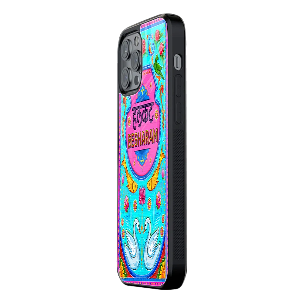 Slim Glass Back Phone Case for Multiple Brands iPhone, Samsung, Redmi, OnePlus, Oppo, Vivo