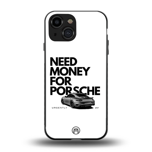 need money for porsche back phone cover | glass case for iphone 13 mini