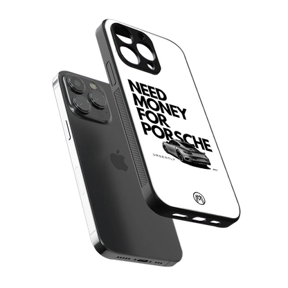 need money for porsche back phone cover | glass case for iphone 15 pro max