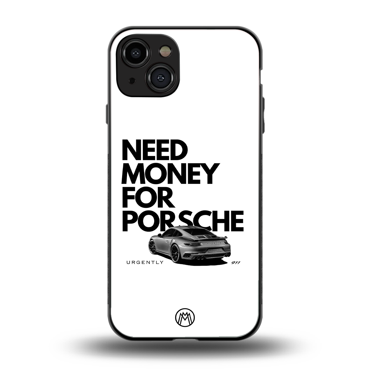 need money for porsche back phone cover | glass case for iphone 15