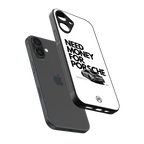 need money for porsche back phone cover | glass case for iphone 16 plus
