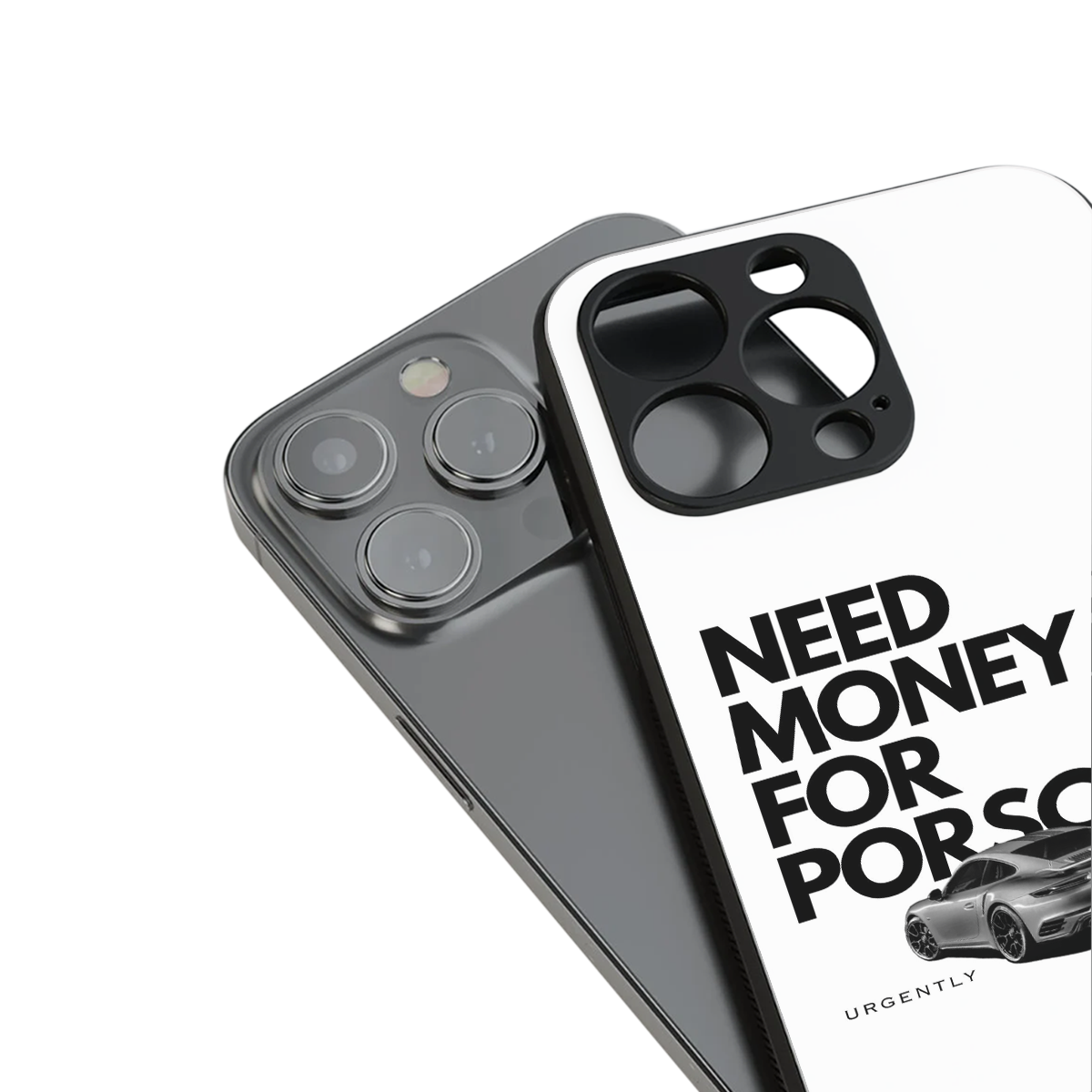 need money for porsche back phone cover | glass case for iphone 16