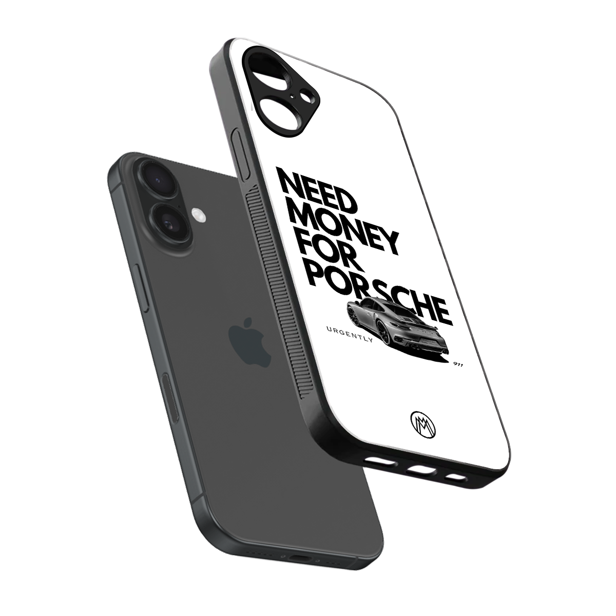 need money for porsche back phone cover | glass case for iphone 16