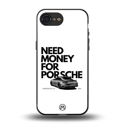 need money for porsche back phone cover | glass case for iphone 16e