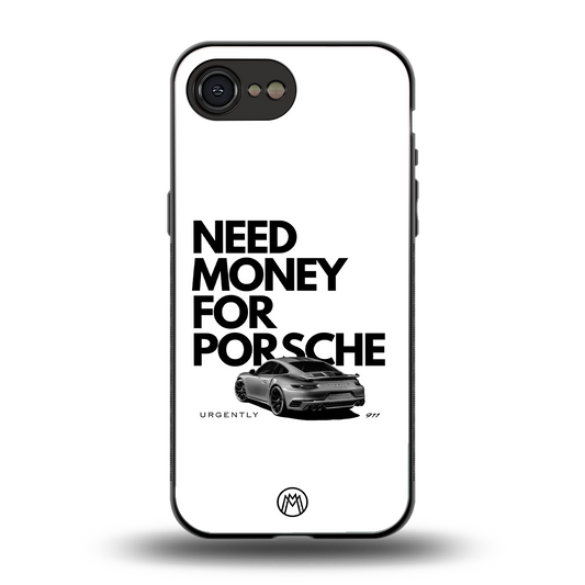 need money for porsche back phone cover | glass case for iphone 16e