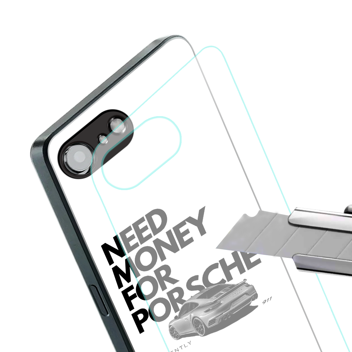 need money for porsche back phone cover | glass case for iphone 16e