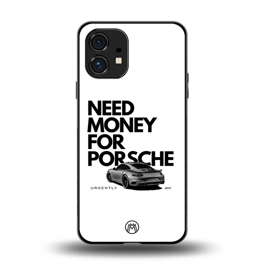need money for porsche back phone cover | glass case for nothing phone 1