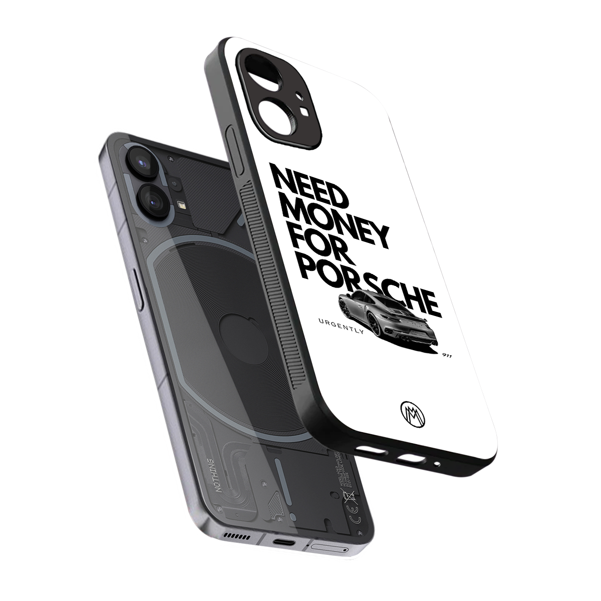 need money for porsche back phone cover | glass case for nothing phone 1